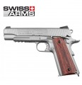 Swiss Arms SA P1911 Pistola 4.5MM Co2 Plata/Madera