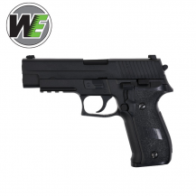 WE Tipo F226 Con Rail Pistola airsoft Full Metal Blowback Gas