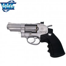 WG Sport 708 Chrome Revólver tipo Colt Phyton 2.5" - Full Metal - 4.5 mm - CO2